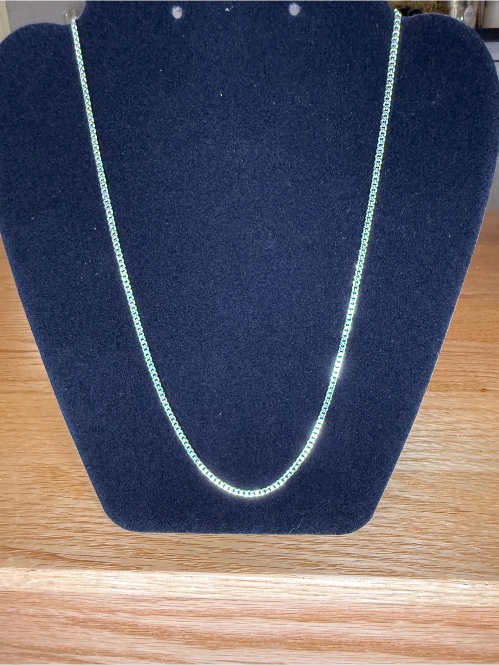 NEW 18K White Gold Filled Cuban Chain 20”